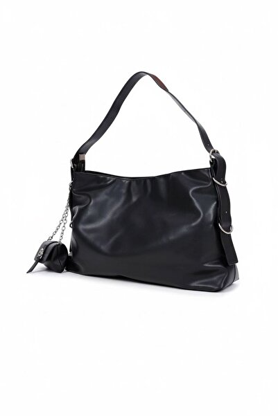 CELESTIAL COLLECTION Kaia Black Mini Wallet Hand and Shoulder Bag