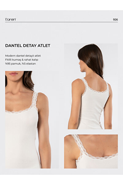 TÜREN 926 Women's Lycra Lace Rope Strap Camisole