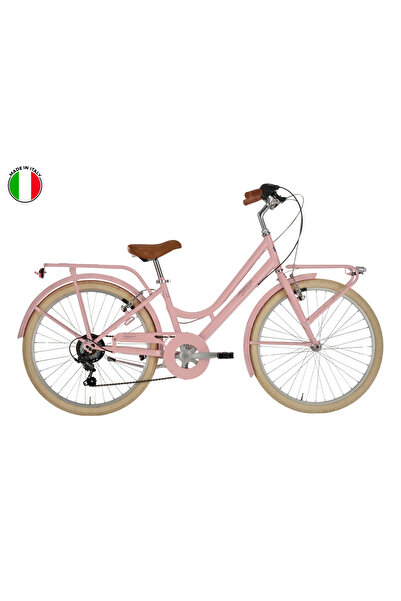 Alpina Milly Italy, 24" Jant, 6 Vitesli Çocuk Bisikleti (Made in Italy) Pembe