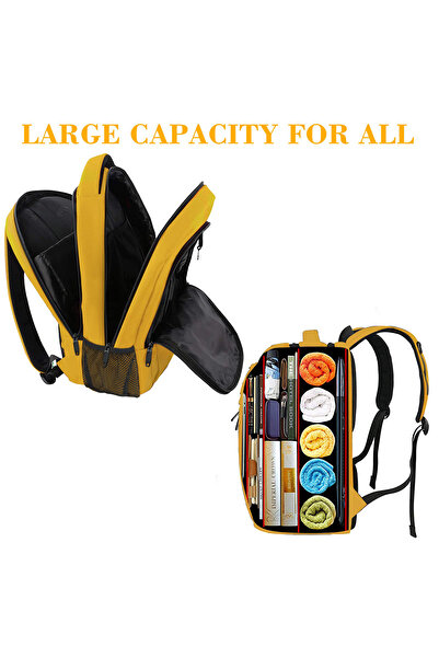 halber Laptop Backpack, Halber, Pro, Style & Storage, 15.6 inch, Gold