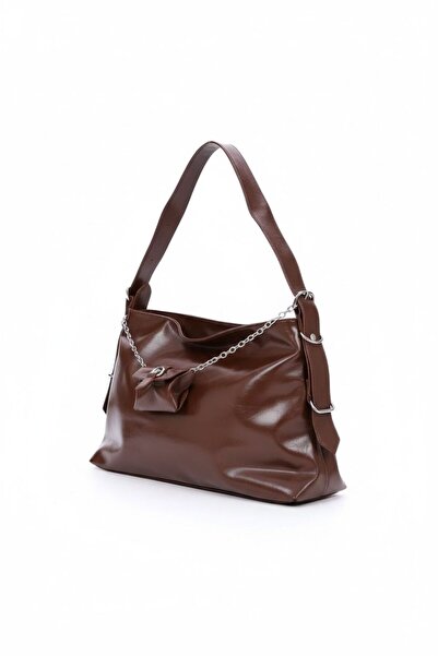 CELESTIAL COLLECTION Kaia Bitter Brown Mini Wallet Hand and Shoulder Bag