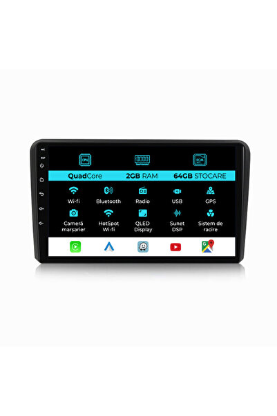 NavStore Navigatie Dedicata Audi A3 8P (2003 - 2013) 9 Inch, 2Gb Ram, 64Gb st...