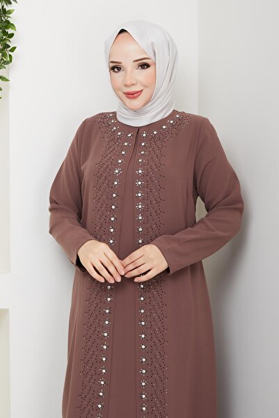 ESLEMNUR Rochie de mama marime mare Papatya Stone