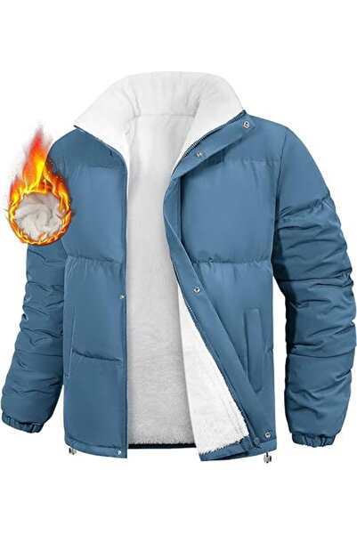 OEM Jachetă de iarnă bărbătească cu blană, mărimea XL