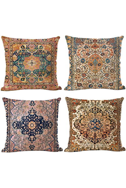 OEM Fețe de pernă decorative 45x45 cm, set de 4, vintage