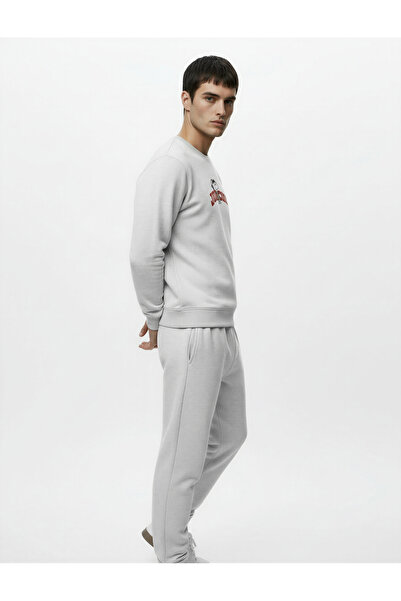 Koton Χειμερινό παντελόνι με λεπτομέρεια τσέπης, ελαστική μέση επένδυση fleece