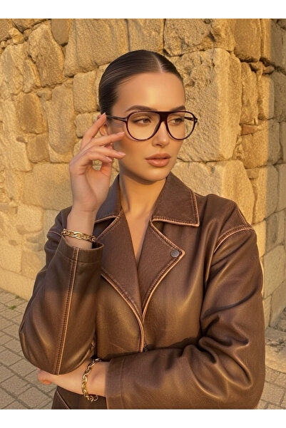 Goldmine Unisex Tove Blue Light Protection Blueblock Screen Glasses Brown