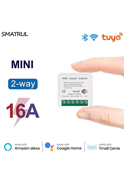 OEM Releu inteligent WiFi, Tuya, Smart Life, Compatibil Amazon Alexa, Google Assistant