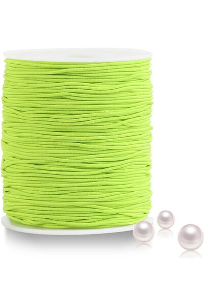 OEM 1 mm elastic cord, yellow, for bracelets, 100M