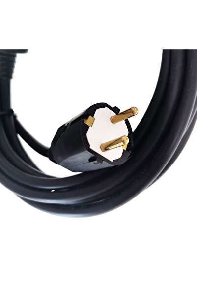 OEM Extension cable for electrical supply, with rubberized plug and coupler, bakelite material