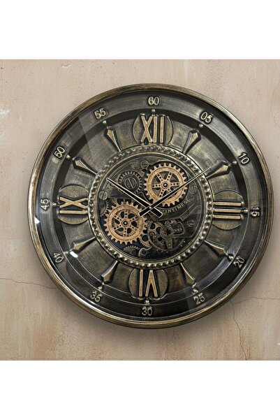Genel Markalar Roma Rakamlı,Dekoratif, Metal Çarklı, Sessiz,Mekanizmalı, Salo...