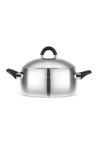 Karaca Fuji Induction Base 8-Piece Steel Cookware Set