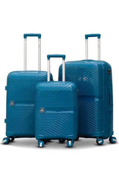 ZAAPPY Hard Case 3 Piece Set (20/24/28 Inch) Miami PP Luggage Lightweight, Un...