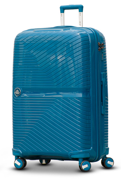 ZAAPPY Hard Case 28 Inch (30-35kg) Miami PP Luggage Lightweight, Unbreakable,...