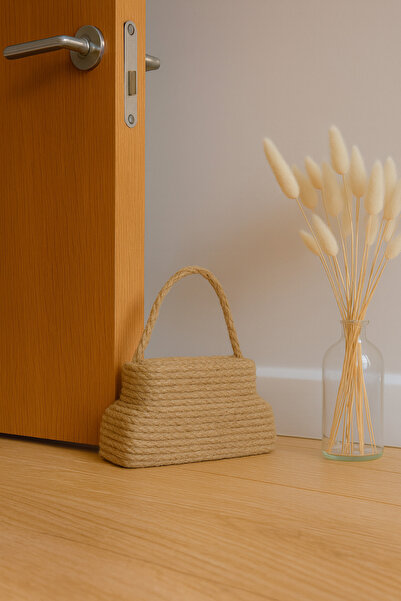 HerbiCesit سدادة باب خرسانية زخرفية مع تفاصيل من الخيزران لوقف الأبواب والنوافذ