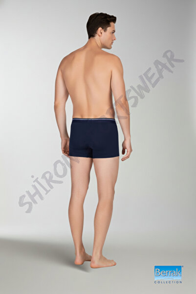 Shiron Sportswear&Company Ανδρικό σετ ελαστικό ύφασμα μποξεράκια μαύρα 3% βαμβάκι - 95% βαμβάκι - εσώρουχα BERRAK / 1097