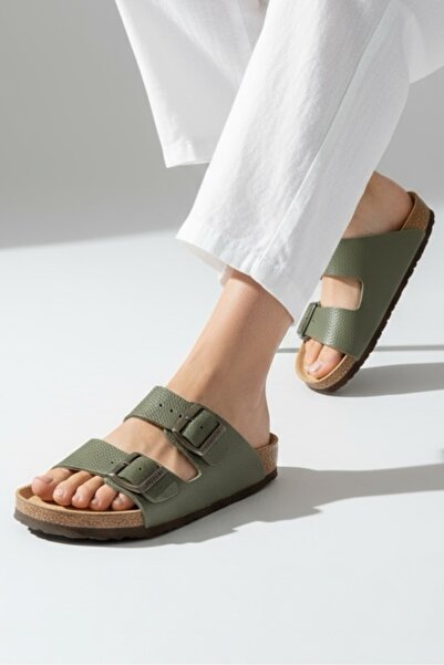 Land of Cork Παντόφλες από γνήσιο δέρμα με ανατομική σόλα από φελλό