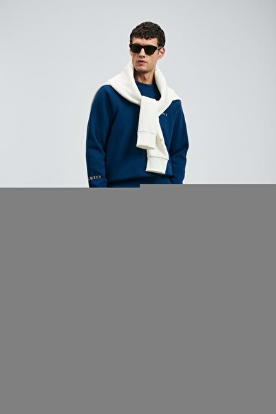 Lufian 112030186 Світшот для чоловіків Sıgma СИНІЙ