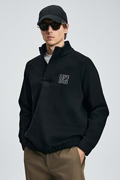 Lufian 112030190 Hazel Men's Sweatshirt Black