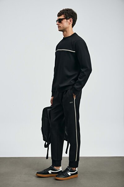 Lufian 112030181 Cosmo Men's Sweatshirt Black