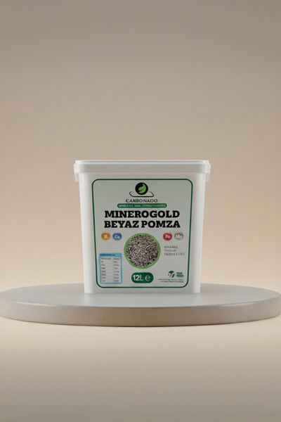 Carbonado Minerogold Beyaz Pomza 12L | Yüksek Hacimli Organik Toprak Düzenleyici