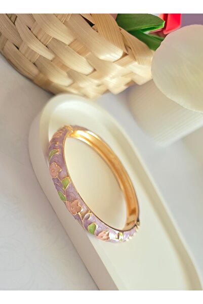 MİLUNXTE Mineli Kelepçe - Çiçekli Mineli Kelepçe