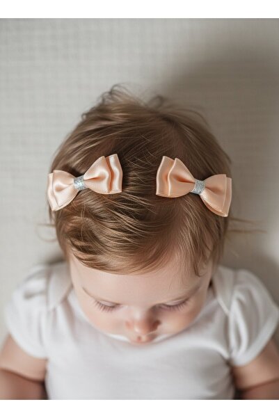 Toka Delisi Acul de păr pentru bebeluși fără păr - dublu drăguț, paiete din t...