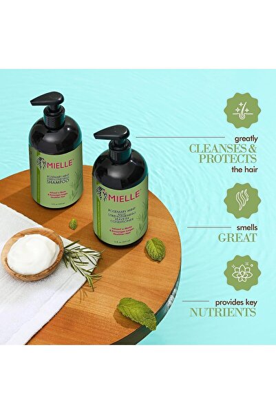 MIELLE Rosemary Mint Strengthening Shampoo