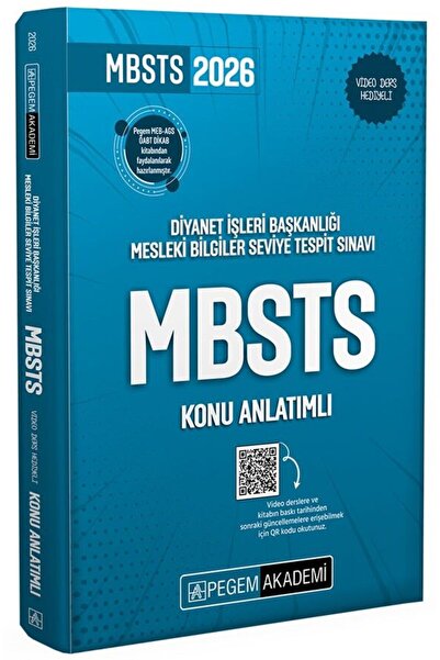 Pegem Akademi Yayıncılık Pegem 2026 MBSTS Konu Anlatımı Pegem Yayınları