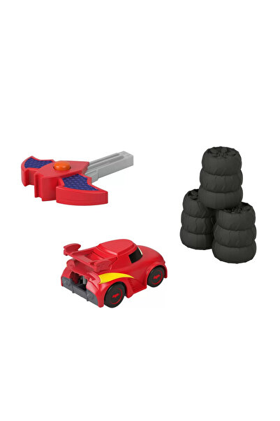 FISHER PRICE BATWHEELS ΚΟΚΚΙΝΟ ΑΥΤΟΚΙΝΗΤΟ ΚΛΙΜΑΚΑ 1:55