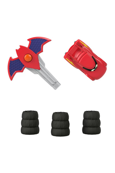 FISHER PRICE BATWHEELS ΚΟΚΚΙΝΟ ΑΥΤΟΚΙΝΗΤΟ ΚΛΙΜΑΚΑ 1:55
