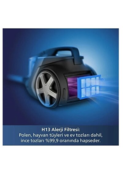 Philips Marathon Ultra Emiş Gücü HEPA Filtreli Premium Toz Torbasız Süpürge
