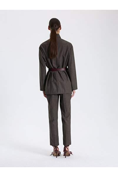 BAQA Belted Brown Blazer