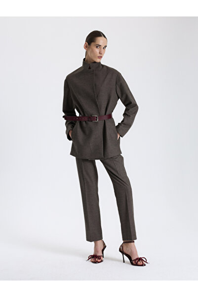 BAQA Belted Brown Blazer