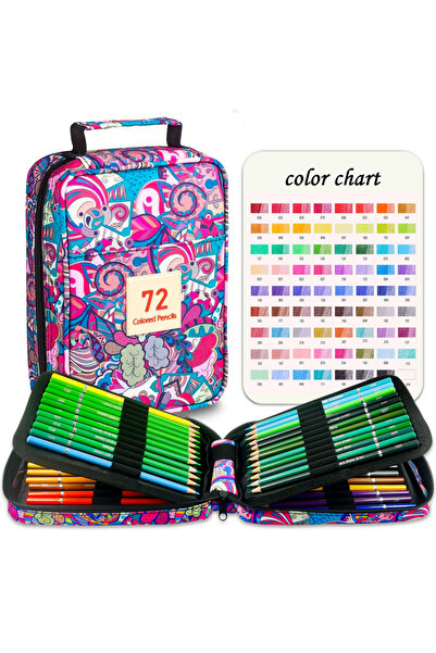 Choice مجموعة أقلام الرصاص الملونة 72/120/180/260 من 72 لونًا - أقلام رصاص بأ...