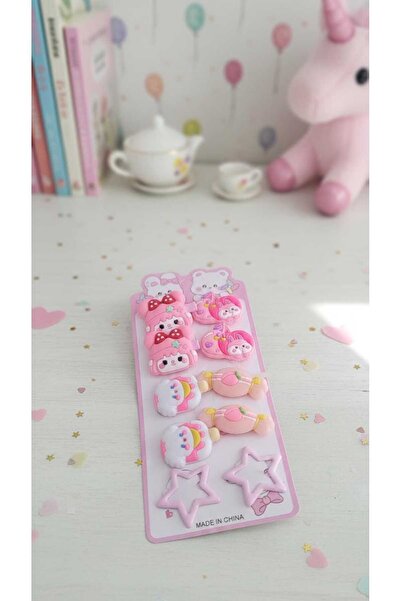 LO ADORO 10 bucăți Kurumi Hello Cat pentru fete și copii, 4 bucăți elastice, ...