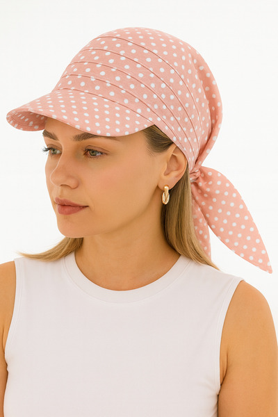 ZERAMİNE Pălărie cu boruri pentru femei – Model bandană cu legătură la spate,...