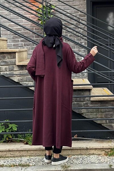 FUAT GÜRSEN Shawl Detailed Bag-Pocket Knitwear Cap