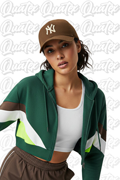 QUATEX Ny New York Embroidered Hat – Brown 100% Cotton Gabardine Unisex Model