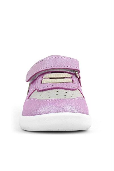 Rakerplus Genuine Leather Anatomical Pink Glitter Baby Sports Shoes