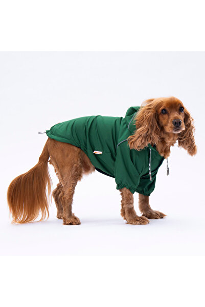 Pawstar Pluvia Içi Polar Küçük Irk Köpek Yağmurluğu Yeşil