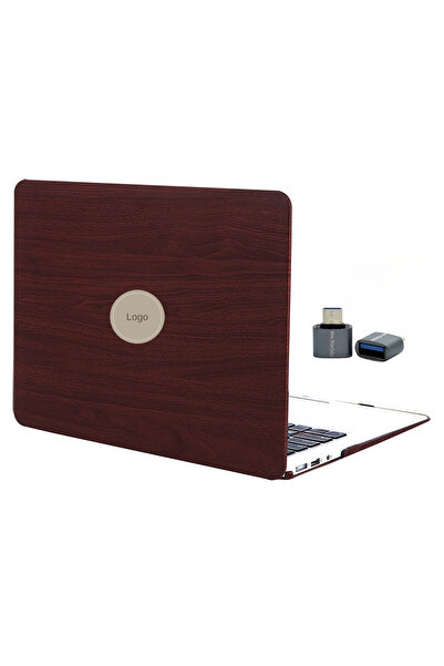 Mcstorey Macbook Pro Kılıf 13inç Ahşap Kaplama Darbe Emici A2338 A2289 A2251 A1706 A1708 A1989 A2159 Uyumlu
