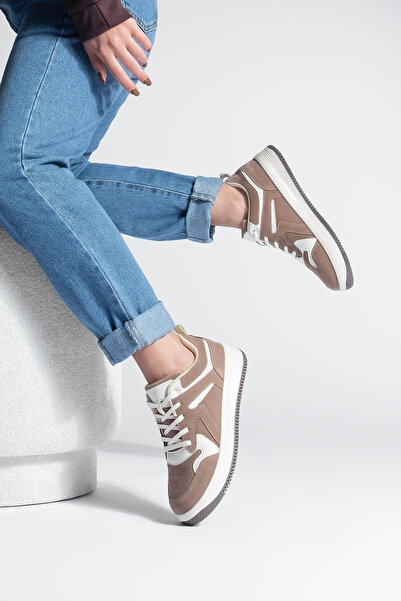 Marjin Women's Sneaker Multi-Piece Sports Shoes Gosfin Mink Suede