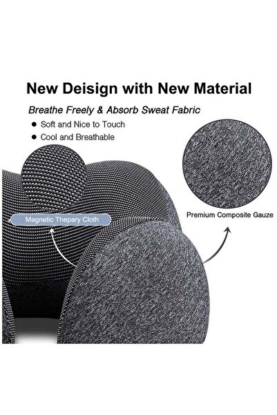 fulina Travel Pillow, 100% Memory Foam Neck Pillow with Comforter Cover, U Shaped Pillow for Home, Office