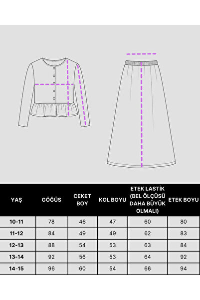 Angel&Co. Girls Clothing Peplum Jacket and Skirt Set