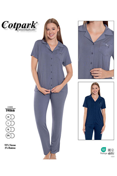 Cotpark 19066 Košulja kragna SET PIDŽAMA SA KRATKIM RUKAVIMA
