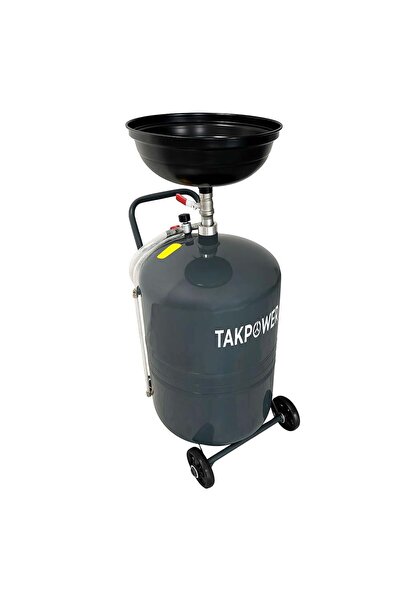 TAKPOWER YB102 Havalı Yağ Boşaltma Tankı 100 LT