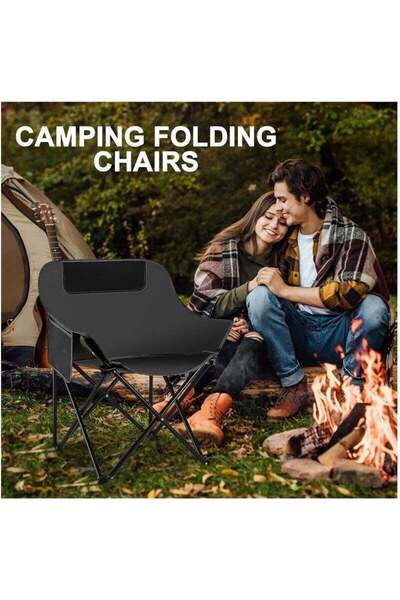 fulina Folding Moon Chair, Portable Lightweight Camping Chair With Carrying Bag, Supports up to 150KG
