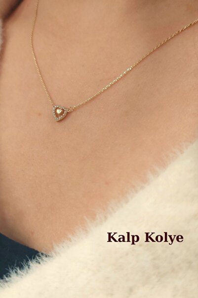 Hepimitu Kalpli Altın Kolye