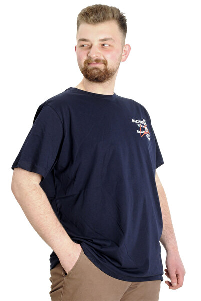 ModeXL Чорна чоловіча футболка великого розміру - Mode XL 23146